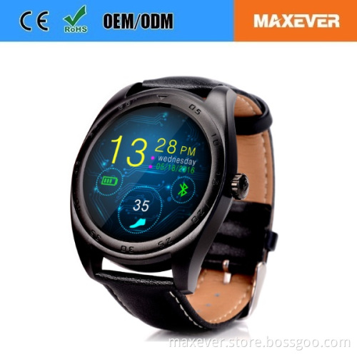 Leather/Steel Band MTK2502 Heartrate K89 Smart Watch
